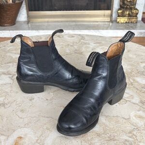 Blundstone 1671 - Women’s Series Heel Chelsea Boots Black Leather